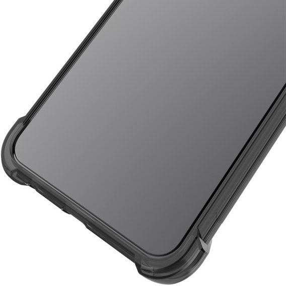 IMAK Telefontok a Xiaomi Redmi Note 9T 5G, Dropproof, átlátszó / fekete