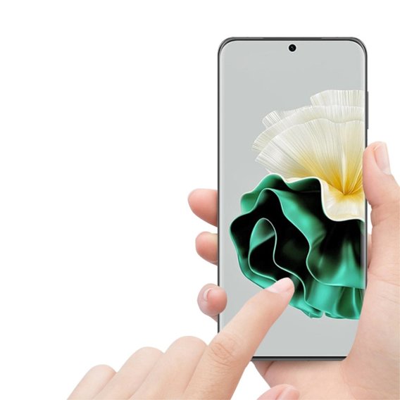 Mocolo Full Glue edzett üveg a következőkhöz Huawei P60 / P60 Pro, fekete keret