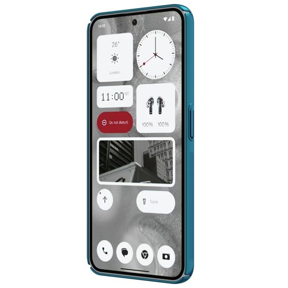 NILLKIN tok Nothing Phone (2), Super Frosted Shield Case, kék