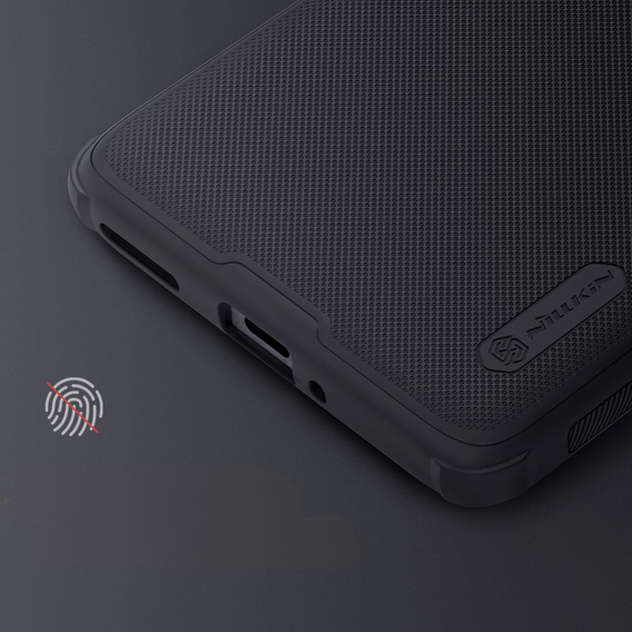 NILLKIN tok OnePlus 12 5G, Super Frosted Shield Case, fekete