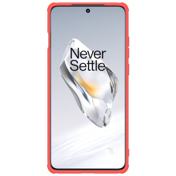 NILLKIN tok OnePlus 12 5G, Super Frosted Shield Case, piros