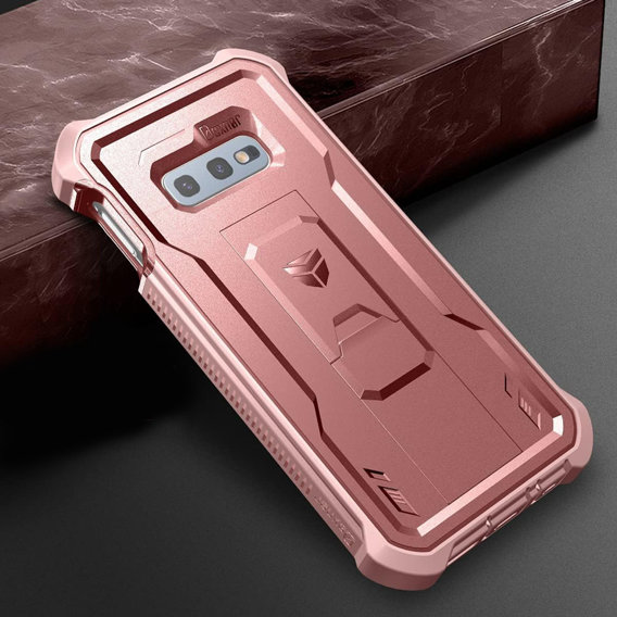 Páncélozott tok a Samsung Galaxy S10e, Dexnor Full Body, rózsaszín rose gold