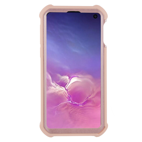 Páncélozott tok a Samsung Galaxy S10e, Dexnor Full Body, rózsaszín rose gold