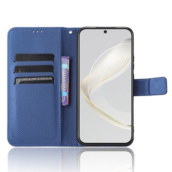 Pattintható tok a Huawei Nova 11, Wallet Smart Magnet, kék