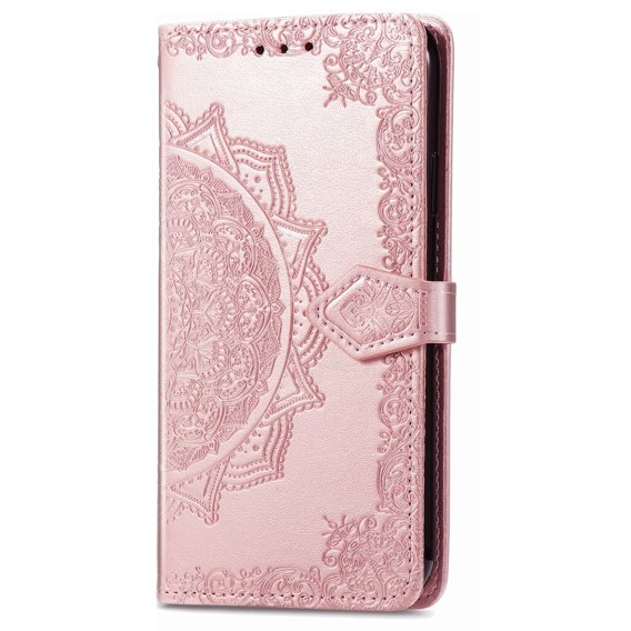 Pattintható tok a Infinix Hot 30i, Mandala, rózsaszín rose gold