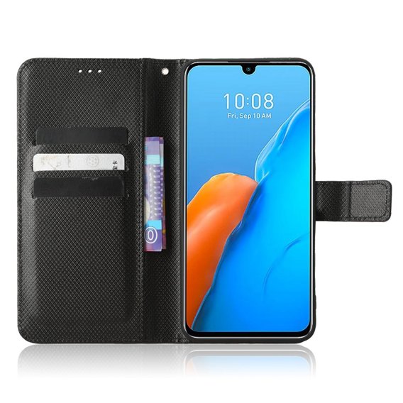 Pattintható tok a Infinix Note 12 Pro 4G, Wallet Smart Magnet, fekete