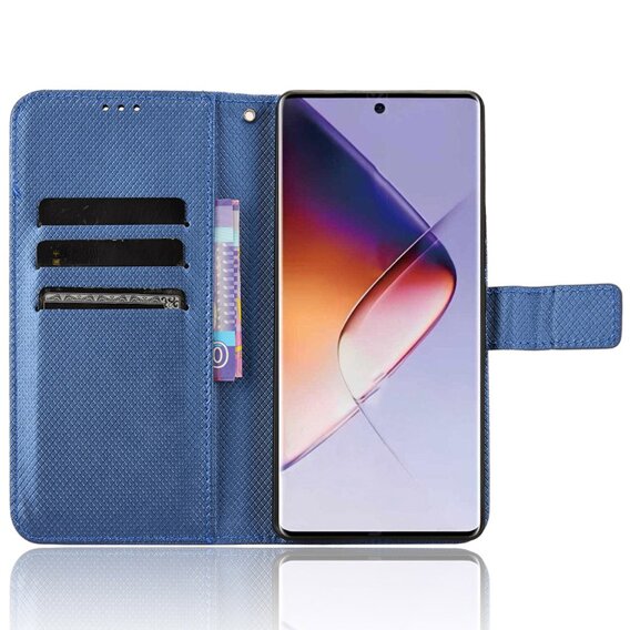 Pattintható tok a Infinix Note 40 Pro, Wallet Smart Magnet, kék