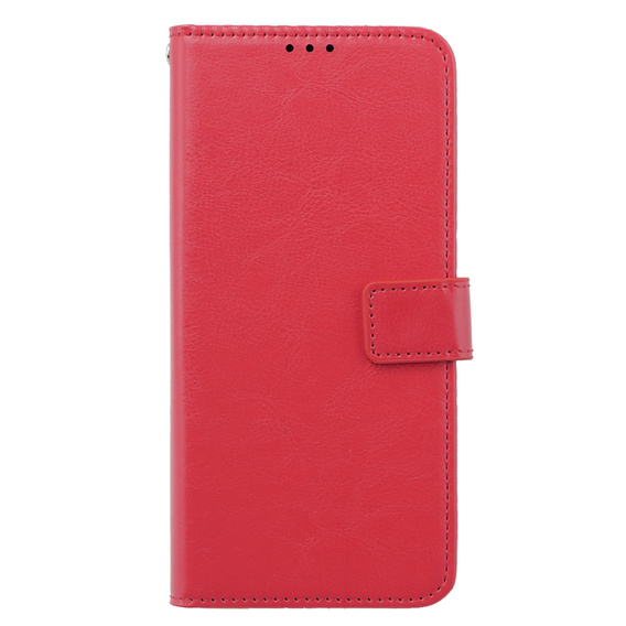 Pattintható tok a Oppo A58 4G, Crazy Horse Wallet, piros