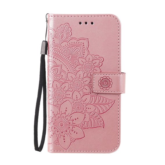 Pattintható tok a Oppo Reno5 Z / A94 / A95 5G, Mandala, rózsaszín rose gold