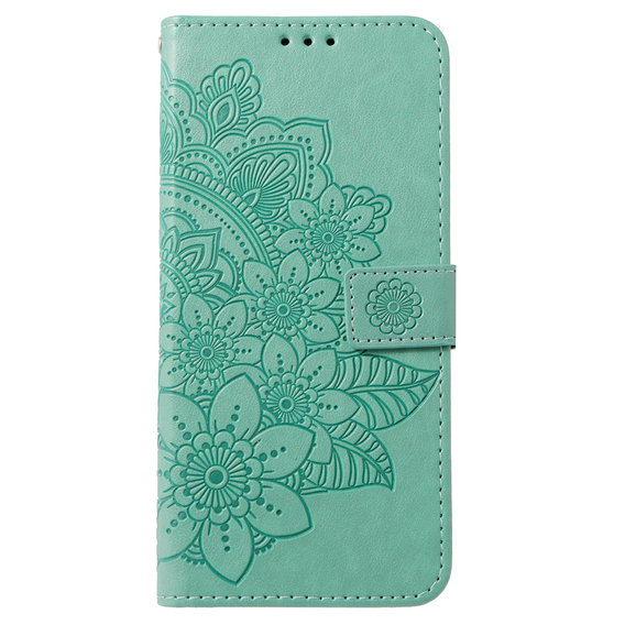 Pattintható tok a Realme 11 Pro 5G / Pro+ 5G, Mandala Flower, zöld