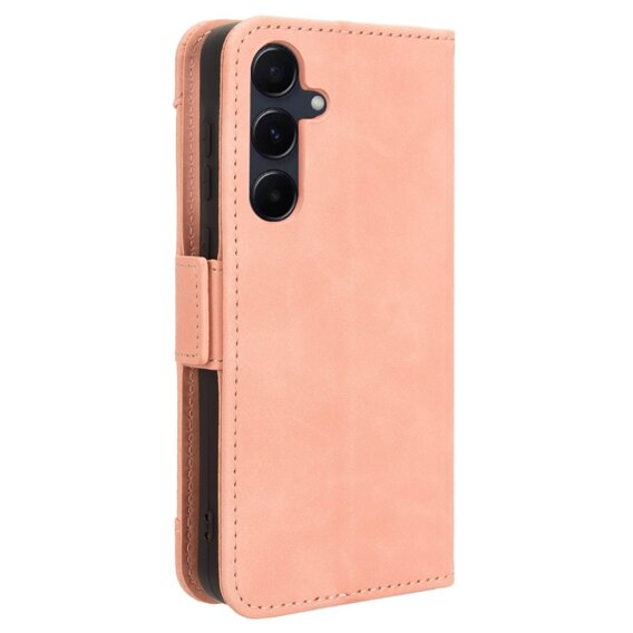 Pattintható tok a Samsung Galaxy A55 5G, Card Slot, rózsaszín