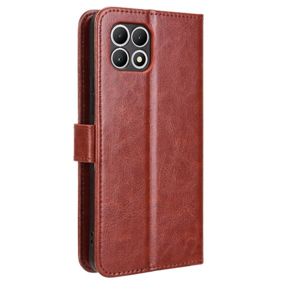 Pattintható tok a T Phone 2 5G, Crazy Horse Wallet, barna