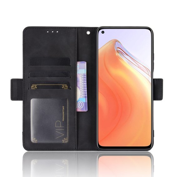 Pattintható tok a Xiaomi Mi 10T 5G/10T Pro 5G, Card Slot, fekete