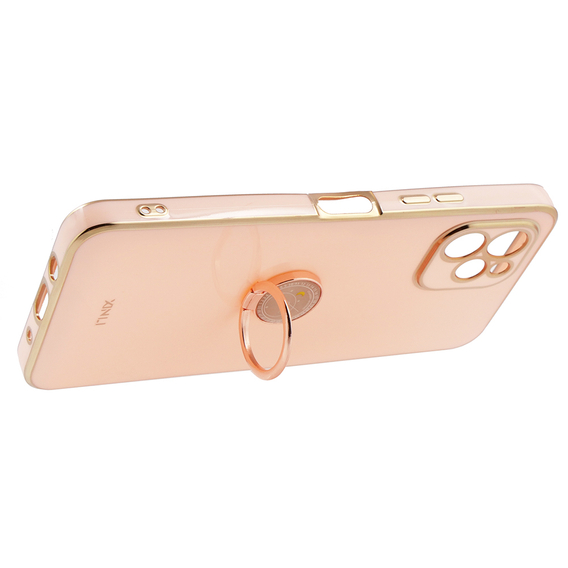 Telefontok a Huawei Nova Y61, Electro Ring, rózsaszín rose gold