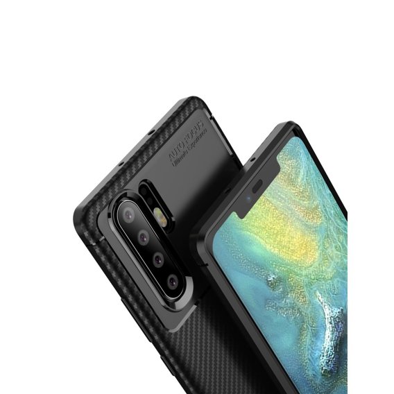 Telefontok a Huawei P30 Pro, Carbon Gel, fekete