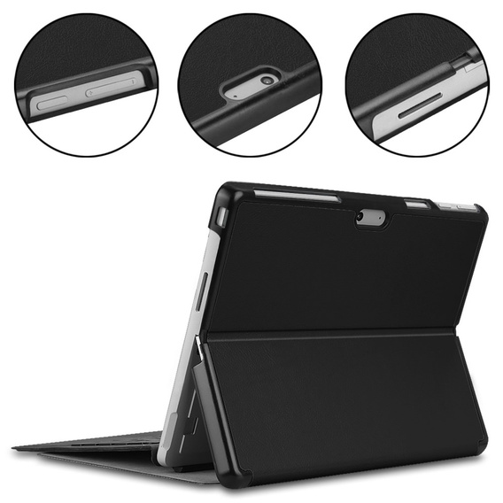 Telefontok a Microsoft Surface Pro 9, Stand Case With stand, fekete