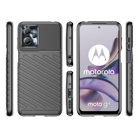 Telefontok a Motorola Moto G13 / G23, Thunder, fekete