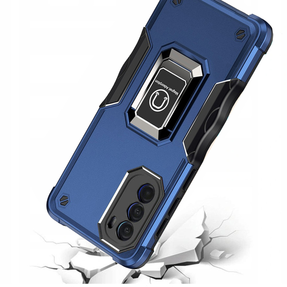 Telefontok a Motorola Moto G22, Dual-Layer Armor, kék