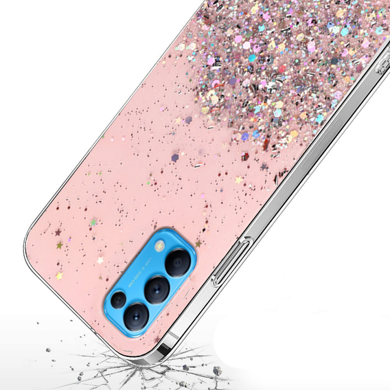 Telefontok a OPPO Reno 5 5G, Glittery, rózsaszín