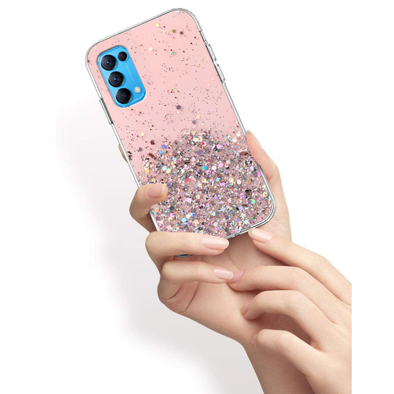 Telefontok a OPPO Reno 5 5G, Glittery, rózsaszín