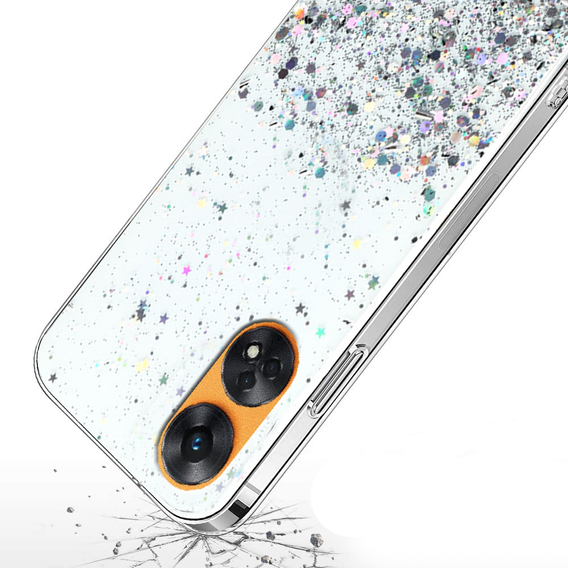 Telefontok a Oppo Reno8 T, Glittery, átlátszó