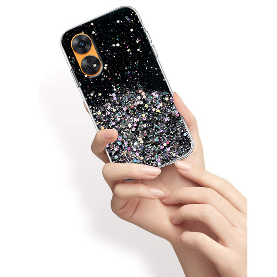 Telefontok a Oppo Reno8 T, Glittery, fekete