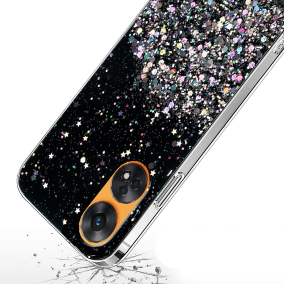 Telefontok a Oppo Reno8 T, Glittery, fekete