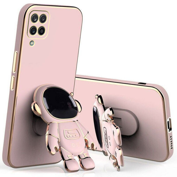 Telefontok a Samsung Galaxy A12 / M12 / A12 2021, Astronaut, rózsaszín rose gold