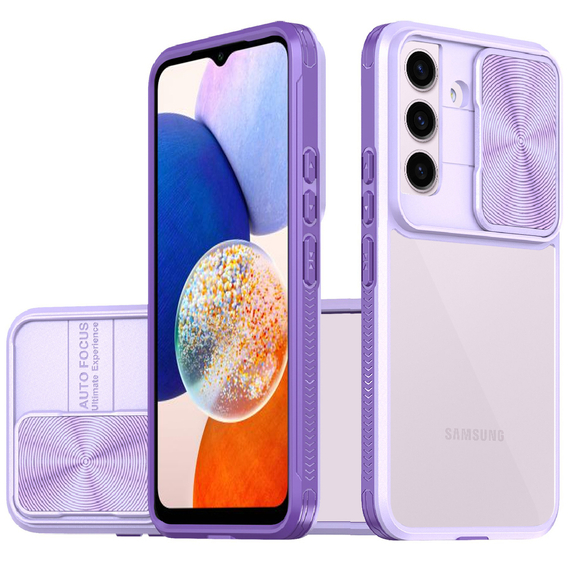 Telefontok a Samsung Galaxy A14 4G/5G, Slide Camera, lila