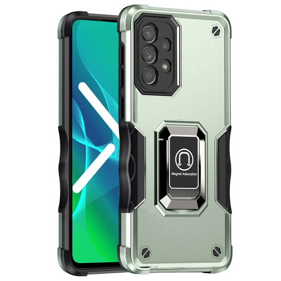 Telefontok a Samsung Galaxy A33 5G, Dual-Layer Armor, zöld