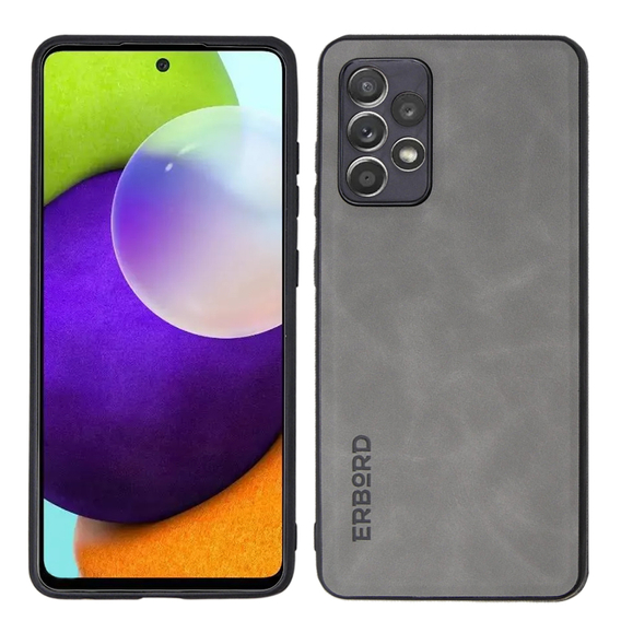 Telefontok a Samsung Galaxy A52/A52S, ERBORD Business, autós tartólemezzel, világosszürke