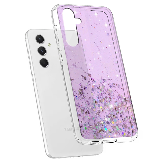 Telefontok a Samsung Galaxy A54 5G, Glittery, lila