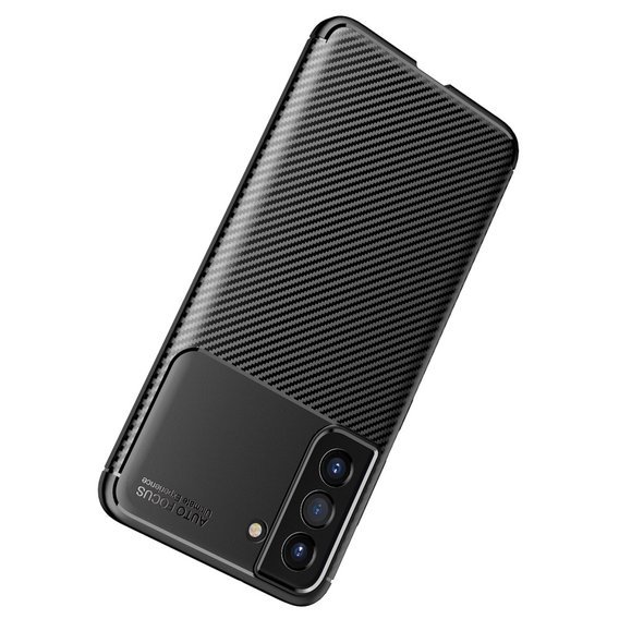 Telefontok a Samsung Galaxy S21 FE, Carbon Gel, fekete