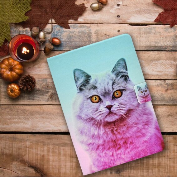 Telefontok a Samsung Galaxy Tab A9 X110 / X115, pink cat