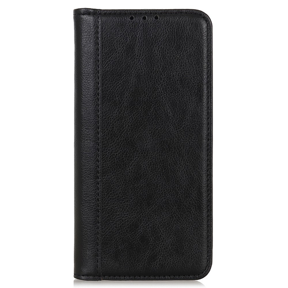 Telefontok a Sony Xperia 1 V, Wallet Litchi Leather, fekete