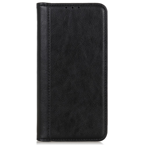 Telefontok a Sony Xperia 10 V, Wallet Litchi Leather, fekete