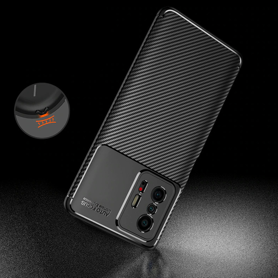 Telefontok a Xiaomi 11T / 11T Pro, Carbon Gel, fekete