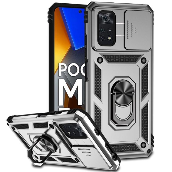 Telefontok a Xiaomi Poco M4 Pro 4G, CamShield Slide, ezüst