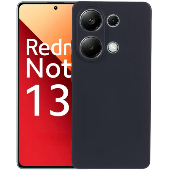 Telefontok a Xiaomi Redmi Note 13 Pro 4G, Silicone Lite, fekete