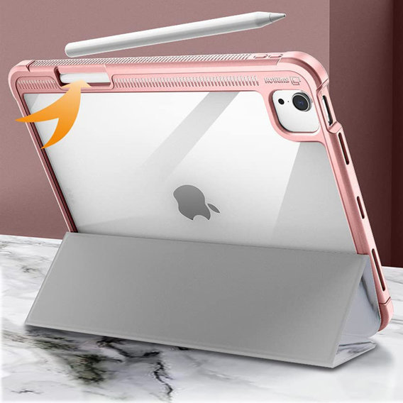 Telefontok a iPad Air 4 10.9 2020 / iPad Pro 11 2020 / 2018, Suritch Full Body Marble, rózsaszín