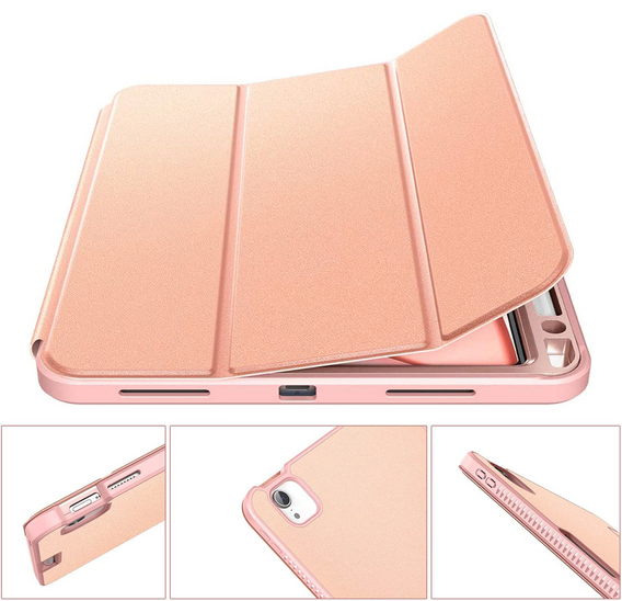 Telefontok a iPad Air 4 10.9 2020 / iPad Pro 11 2020 / 2018, Suritch Full Body, rózsaszín rose gold