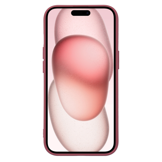 Telefontok a iPhone 15 Plus, Silicone Lite, piros