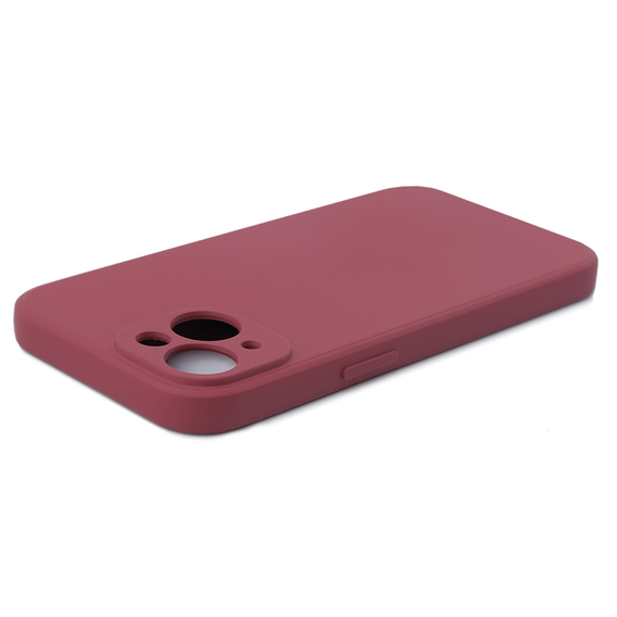 Telefontok a iPhone 15 Plus, Silicone Lite, piros