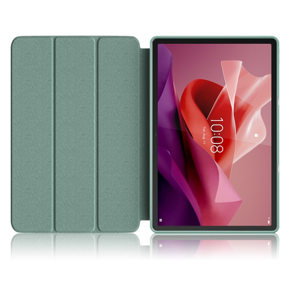 Tok Lenovo Tab P12, Smartcase tolltartóval, zöld