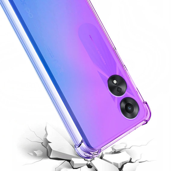 Tok Oppo A78 4G, Gradient Dropproof, Lila / kék