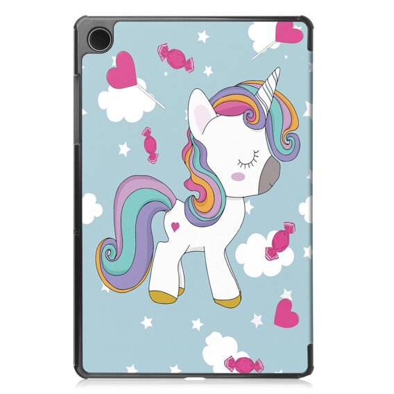 Tok Samsung Galaxy Tab A9, Smartcase, unicorn