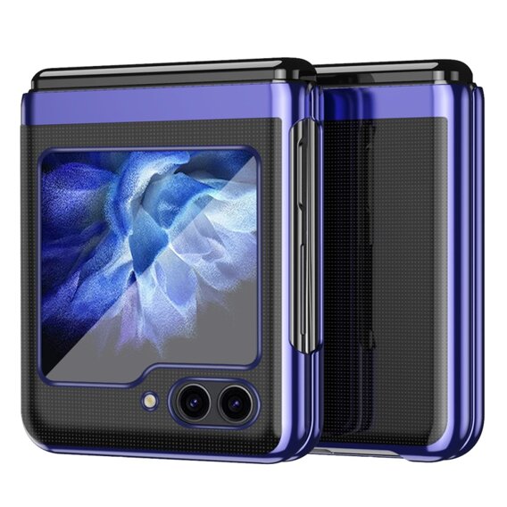 Tok Samsung Galaxy Z Flip6 5G, PC Case, átlátszó / kék