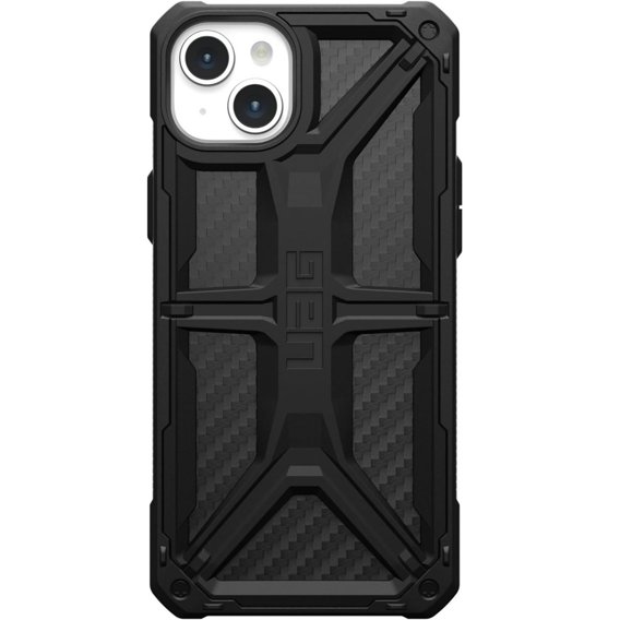 Tok Urban Armor Gear iPhone 15 Plus, Monarch, carbon fekete