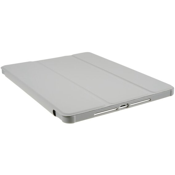 Tok iPad 10.2 2021 / 2020 / 2019, Smartcase Hybrid, tolltartó résszel, szürke