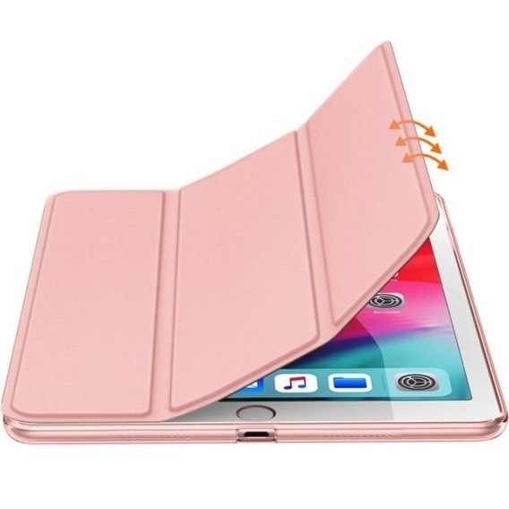 Tok iPad 7/8/9 10.2 2019/2020/2021, Smartcase, rózsaszín rose gold